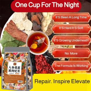 💕Portable💕Ginseng Mulberry Black Wolfberry Tea Triangle Bag Tea Male Eight Treasure Golden