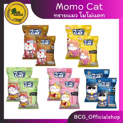 โมโม่แคท Momo Cat ทรายแมว ขนาด 5 ,10 ลิตร แบบ 1 ถุง คละกลิ่น