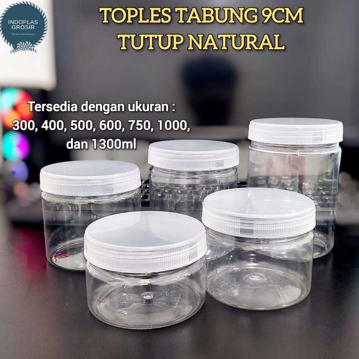 Toples Tabung Toples Plastik Toples Kue 200ml 300ml 400ml 500ml 600ml 750ml 1000ml 1300ml 7285