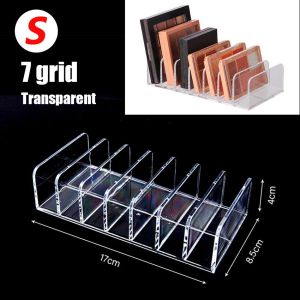 Halu Rak Akrilik Kosmetik 7 Grid Cosmetic Organizer Tempat Penyimpanan Eyeshadow Make Up Kosmetik Sebaguna