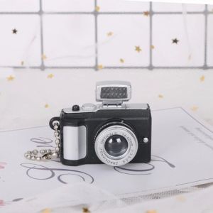 FENGIA Led Camera Electric Luminous Key Chain Plastic With Sound Mini Camera Toy Led Keychains Toy Camera Luminous Camera Car Key Ring Friends Birthday Gifts