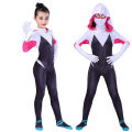 Spider Gwen Costume for Kids and Adults Marvel Spiderman into the Spiderverse Cosplay for Girls and Women Gwen Stacy Spidergwen. 