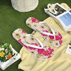 [Free Shipping] New Medium-Thick Flat-Soled Slippers For Women Suitable For Spring And Summer Outdoor Wear Flip-Flops With Thick Soles Non-Slip Odor-Resistant Fashionable And Soft-Soled