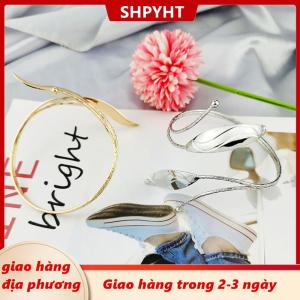 [COD] SHPYHT Giao hàng địa phương Bohemian bướm lá quyến rũ trên vòng đeo tay chuỗi cánh tay kim loại Rỗng ra mô hình hình học cánh tay Retro Cuff Bangle Vòng đeo tay cơ thể