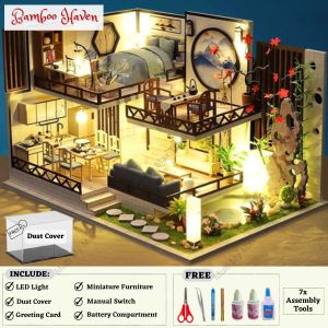 3D DIY Puzzle Cottage Miniature House Jigsaw Premium Quality Adult Kids Valentine Birthday Christmas Gift Present 立体拼图