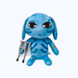 Horror Animal Hospital Plush Toy Blue Dog Soft Stuffed Cartoon Doll Collectible For Fans Home Decoration Cuddly Gift