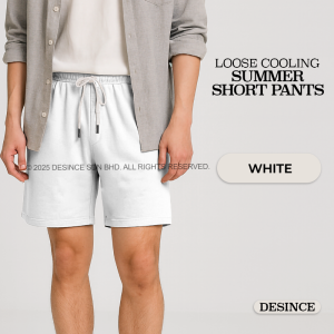 🇲🇾 DESINCE Men Casual Shorts Man Short Pants Drawstring Trousers Home Bottom Plus Size Seluar Pendek Lelaki MP 145