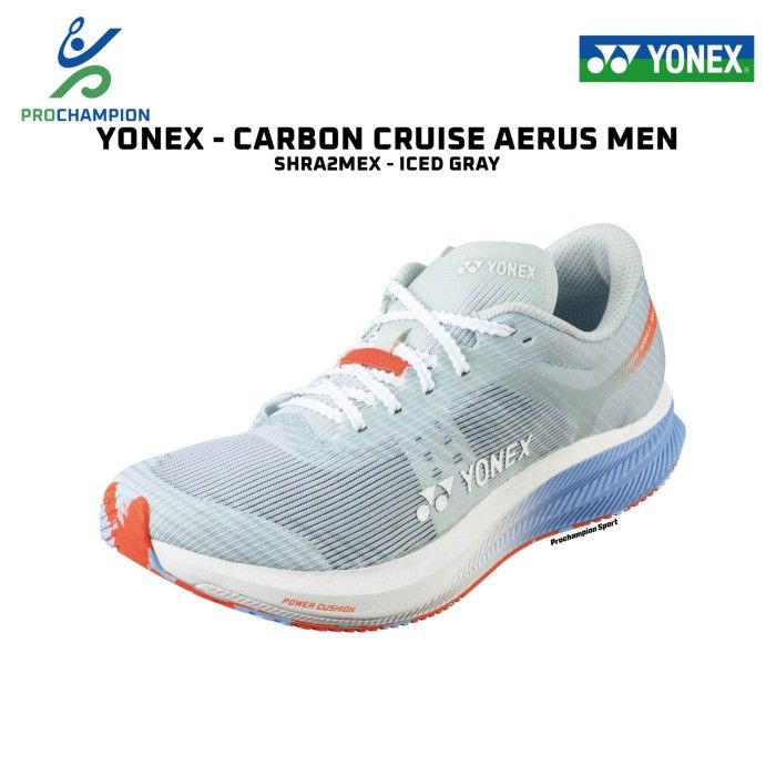 Sepatu Lari Running Shoes Yonex Carbon Cruise Aerus Men SHRA2MEX Grey  Lazada Indonesia