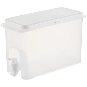 เหยือกน้ำพลาสติก3.5L ทันสมัยพร้อมก๊อกสำหรับเก็บชาเย็นน้ำมะนาว Essential ครัวบ้าน