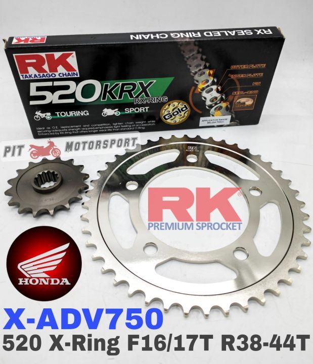 DID Professional Transmission Kit (Chain & Sprocket) For Honda X-ADV 750 (2017-2020)