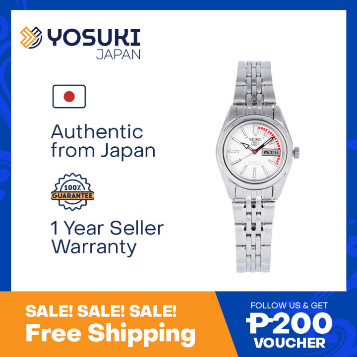 SEIKO SEIKO5 SYMA41K Automatic White Wrist Watch For Woman from