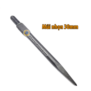 Mũi Đục Máy Bê Tông 30mm Hitachi Makita Ken DCA Một Số Hãng 30mm Có Trên Thị Trường (Thép Đặc Cao Cấp)
