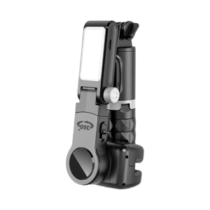 Portable Selfie Stick Tripods with 360 Degree Rotation & Fill Light Multifunction Gimbals Stabilizer for Photography