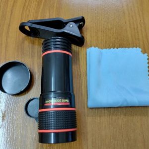 Ống kính Lens Zoom 12X cho điện thoại Tặng chân đế 3 chân MINI