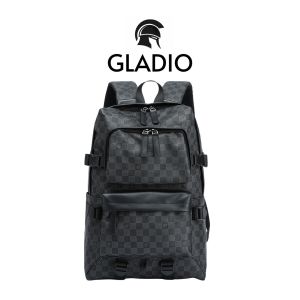 GLADIO Tas Ransel Branded Cowok Backpack Laptop Muat Carew Hitam Anti Terbaru GLD086B5 Air Pria