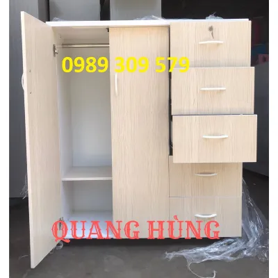 [HCM]Tủ Nhựa Đài Loan 2 cánh 5 hộc cao cấp -