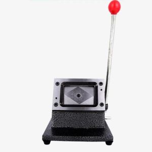 btnx Heavy Duty Manual Cutting Machine 86*54mm Circular PVC Card Punching Certification Card Machine for Business Supplies 2Z6B7