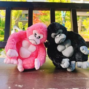 GAOSU Thú nhồi bông Đồ chơi nhồi bông Khỉ Đột Tinh Tinh Mô phỏng Búp bê nhồi bông đười ươi Khỉ nhồi bông Mềm Búp bê Khỉ vải lông Trang trí nhà cửa