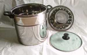 Dandang Bakso Stainless Steel Tutup Kaca tebal Terbaru