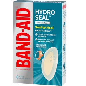 Thanh lý băng keo cá nhân chống phồng rộp BAND-AID HYDRO SEAL cho vết phồng rộp ở gót chân không thấm nước 6 miếng của Mỹ