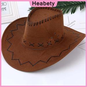 Heabety QNEY Western Cowboy Hat Cheap Price Cowboy Hat For Gentleman Cowgirl Jazz Cap