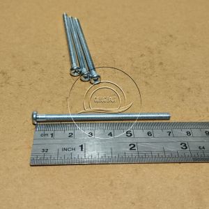 10 PCS BAUT JP M4 X 70 PAN HEAD SEKRUP M4X70 PANJANG 7CM 7 CM 4X70 4 X 70 MM 70MM OBENG PLUS SKRUP PUTIH GALVANIZ GALVANIS GALPANIS SKRUP SEKRUP