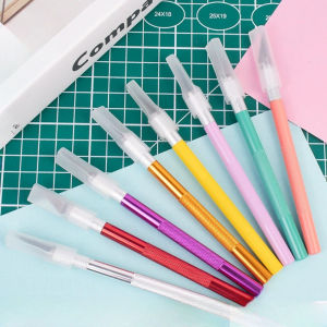 Easy-grip knife precision carving tool for hand cutting DIY journal carving pen blade 手账diy笔刀