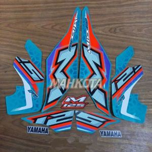 STRIPING STICKER LIS LES POLET yamaha Mio m3 125 mio125 2022 2023 toska silver list stiker motor standar berkualitas termurah