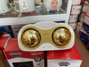 Đèn sưởi nhà tắm camac đui sứ 2 bóng 3 bóng hàng việt nam - Máy Sưởi Điện Camac 2 - 3 Bóng Sưởi