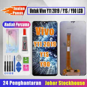 Techparts LCD For Original LCD For Vivo Y11 2019 / Vivo Y1S / Vivo Y90 LCD + Screen parts + Free screwdriver set + Glue