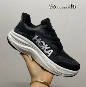 รองเท้าวิ่ง Ho--ka Bondi 8 สีชมพู น้ำหนักเบา นิ่ม ใส่วิ่งได้ เกาะพื้นดีมาก พร้อมส่ง