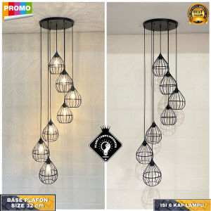 Lampu Gantung Hias Minimalis 7 in 1