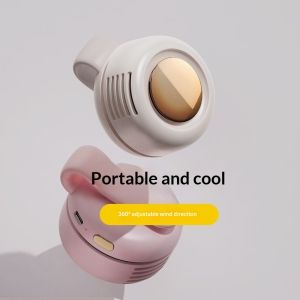 Quạt kẹp di động với hướng gió điều chỉnh 360 ° quạt nhỏ gọn sạc được USB yên tĩnh cho ngoài trời và sử dụng trong nhà