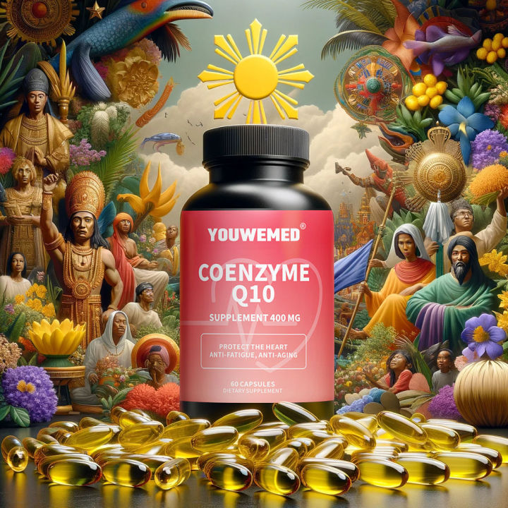 Coenzyme Q10 Capsules 400mg Promote healthy cardiovascular maintain