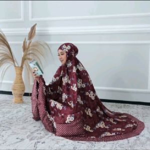 Mukena motif terbaru mukena dewasa jumbo 2in