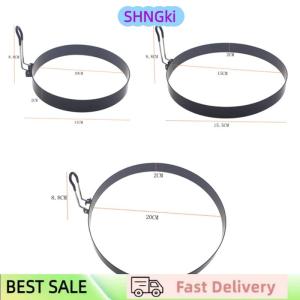 SHNGki 9 10 15 20cm Pancake Ring Mold Metal Fried Egg Shaper Non Stick Egg Cooking Ring