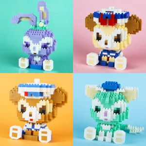 Bộ đồ chơi xếp hình lắp ghép Nano 3D nhân vật phim hoạt hình DIsney dễ thương Mô hình 3D lắp ráp Mini sáng tạo bằng nhựa ABS cao cấp