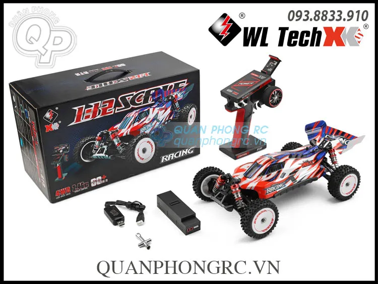 WLtoys 124008 1/12 2.4G 4WD Brushless High Speed Racing RC