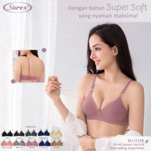 Bh Bra Sorex 17238 Super Soft bahan halus dan lembut tanpa kawat