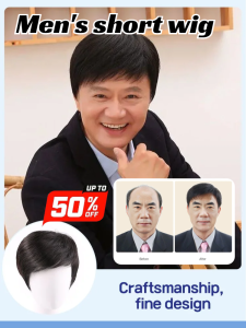 AuthenticLooking Mens Wig for a Natural and Confident Look