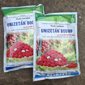 [THIEN THINH SHOP] UNIZET ẤN 800WP gói 1 kg trừ thán thư vải vàng lá chín sớm trên lúa nếp sương mai rỉ sắt