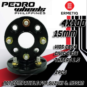 ERM HC CIVIC 15MM 4x100 56.1 bore Forged Hubcentric Wheel Spacers Adapters