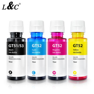 【PH Ready Stock】L&C Refill for HP GT51 GT52 Ink Set Dye Ink For Inkjet Printer 410 319 500 GT5810 GT5810 GT5820 70ML
