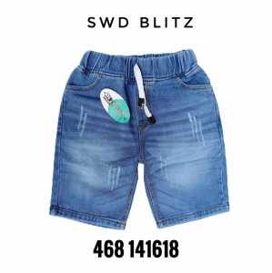 Jeans Anak Pendek 2-10 tahun - Celana Anak Pendek Jeans Wisker - Gembo Kids