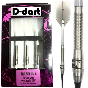 TUNGSTENS SOFT TIP DART - 18G MISSILE SKYFLASH 90% TUNGSTEN SOFT DARTS (ARROW DART LEMBUT)