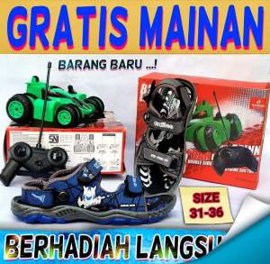 Sandal Anak Laki Laki 3 9 Tahun Bonus Mainan Model Terbaru / Sendal Anak2 Perempuan Sandal Gunung Anak Laki Laki Sendal Gunung Anak Cowok Cewek Terbaru Lebaran / Sandal Gunung Outdoor Sport Anak Cowo Pria Gratis Mobil Mobilan / Sandal Flip Flop
