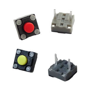 10Pieces Mouse Mute Microswitches 6x6x4.3mm Rectangle Mouse Switches Set For Noise Reduced Operating