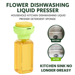 Household cleaner presser liquid dishwashing tools