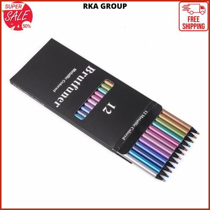 Spectrum Noir Metallic Colored Pencils Set Of 12, Pre-owned But Practically Brand Spanking New