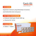 Cavit D3 10 Caps Strip Vitamin D dan Kalsium. 